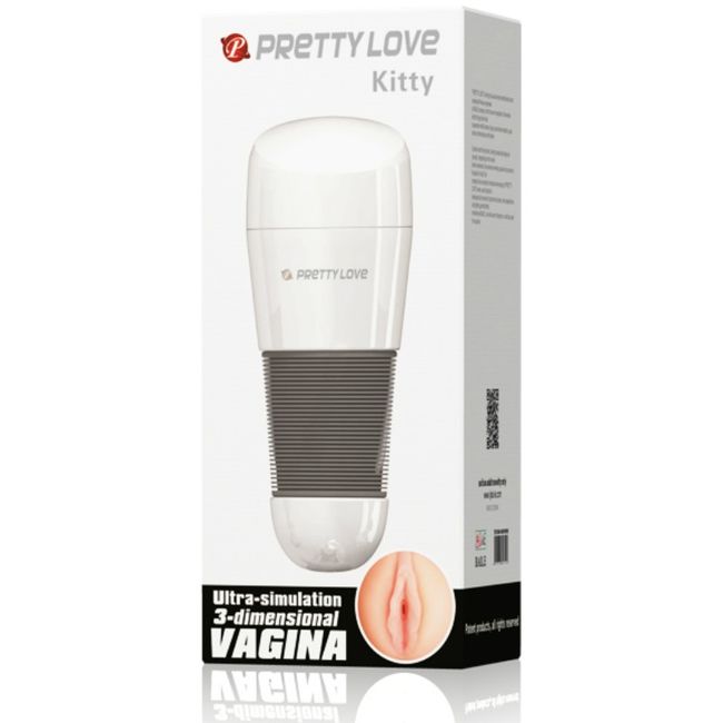 PRETTY LOVE - MASTURBATEUR VAGIN BLANC KITTY - Sensualia