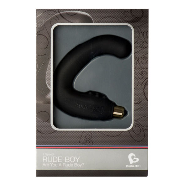 ROCKS-OFF - RUDE-BOY MLE G-SPOT MASSAGER 7 V NOIR - Sensualia