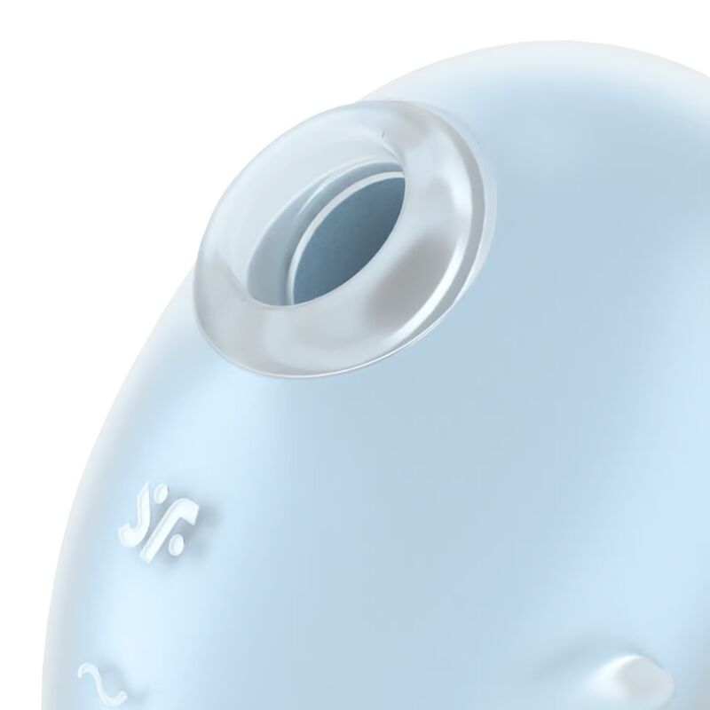 SATISFYER - CUTIE GHOST VIBRATEUR POSER BLEU CLAIR - Sensualia