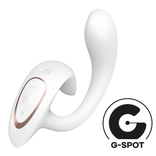 SATISFYER - G FOR GODDESS 1 VIBRATEUR LAPIN BLANC - Sensualia
