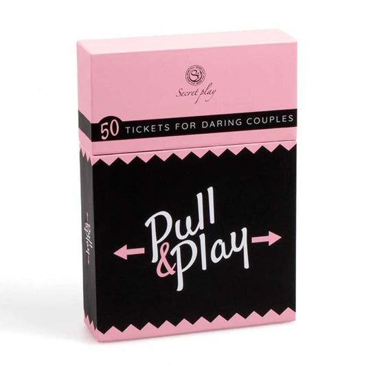 SECRETPLAY - JEU DE CARTES PULL & PLAY (ES/EN/DE/FR/NL/PT/IT) - Sensualia