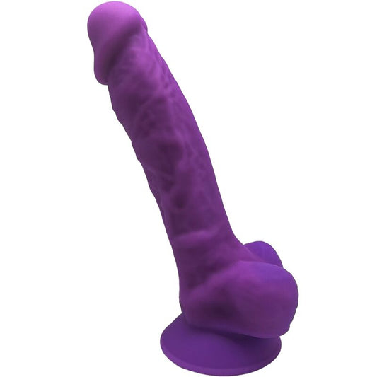 SILEXD - MODÈLE 1 PÉNIS RÉALISTE PREMIUM SILEXPAN SILICONE VIOLET 17.5 CM - Sensualia
