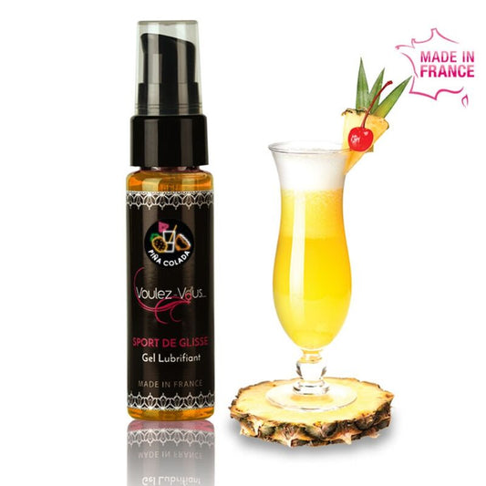 VOULEZ-VOUS - LUBRIFIANT  BASE DEAU - PIÑA COLADA - 35 ML - Sensualia