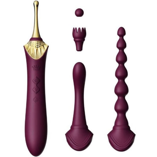 ZALO - BESS 2 CLITORAL MASSAGER PURPLE - Sensualia