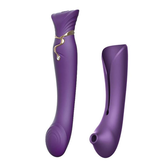 ZALO - ENSEMBLE QUEEN PULSE WAVE CLIT STIM VIOLET - Sensualia